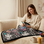 Calm Canvas Coloring Blanket
