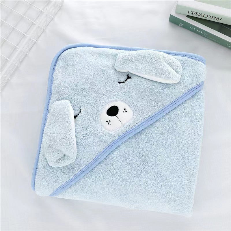 Snuggle Buddies Animal Hooded Bath Towel