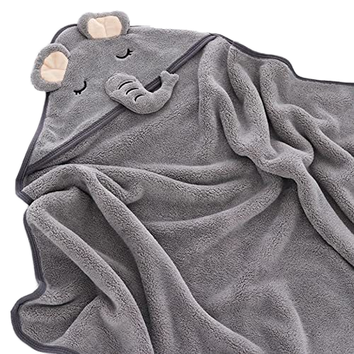Snuggle Buddies Animal Hooded Bath Towel