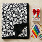 Calm Canvas Coloring Blanket