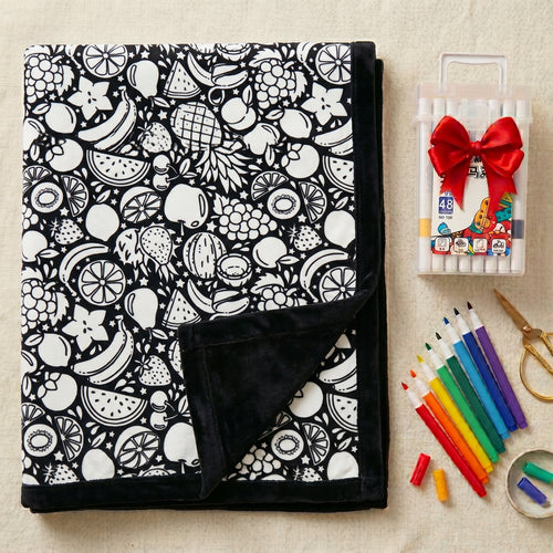 Calm Canvas Coloring Blanket